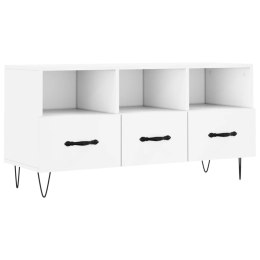 VidaXL Szafka pod TV, biała, 102x36x50 cm, materiał drewnopochodny