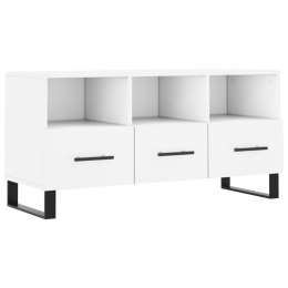 VidaXL Szafka pod TV, biała, 102x36x50 cm, materiał drewnopochodny