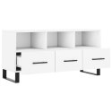 Szafka pod TV, biała, 102x36x50 cm, materiał drewnopochodny Lumarko!