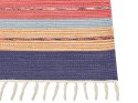 Dywan bawełniany kilim 80 x 300 cm wielokolorowy GANDZAK Lumarko!