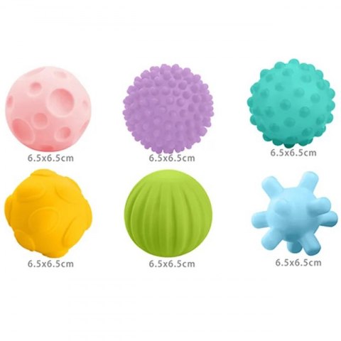 WOOPIE Klocki Sensoryczne do Ściskania 6 el.  Lumarko!