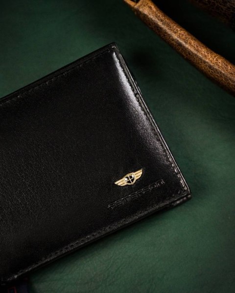 Skórzany Portfel Męski Bez Zapięcia Zewnętrznego Lumarko!