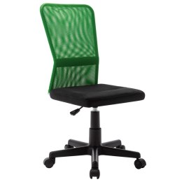 VidaXL Krzesło biurowe, czarno-zielone, 44x52x100 cm, z siatką