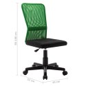 Krzesło biurowe, czarno-zielone, 44x52x100 cm, z siatką Lumarko!