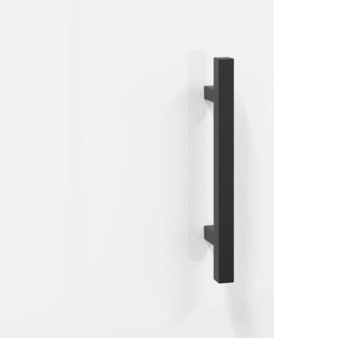 VidaXL Szafka, biała, połysk, 69,5x34x90 cm, materiał drewnopochodny