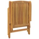 Rozkładane krzesła ogrodowe z poduszkami, 6 szt., drewno tekowe Lumarko!