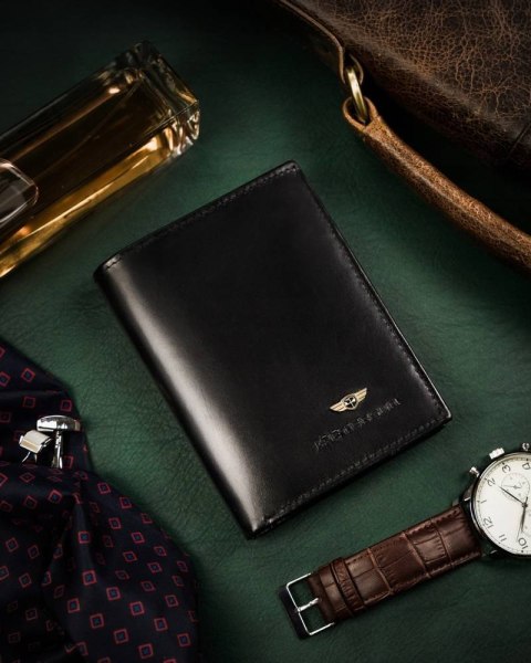 Portfel męski skórzany PTN N62-VT BLACK Lumarko!