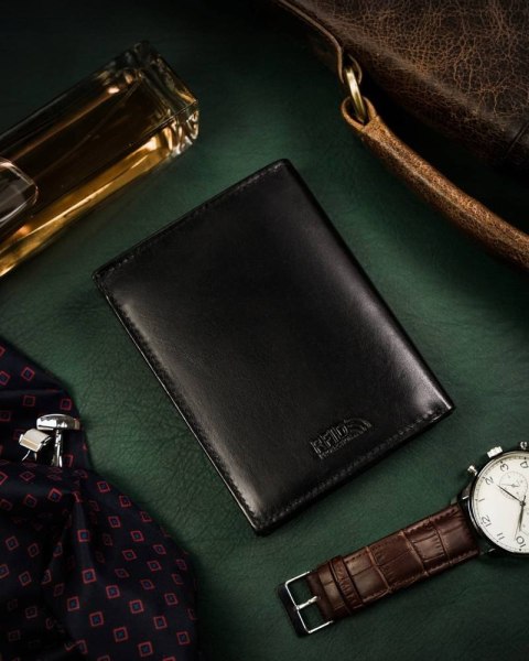 Portfel męski skórzany PTN N62-VT BLACK Lumarko!