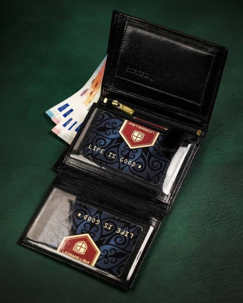 Portfel męski skórzany PTN N62-VT BLACK Lumarko!