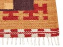 Dywan bawełniany kilim 160 x 230 cm wielokolorowy PARAKAR  Lumarko!