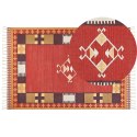 Dywan bawełniany kilim 200 x 300 cm wielokolorowy PARAKAR  Lumarko!