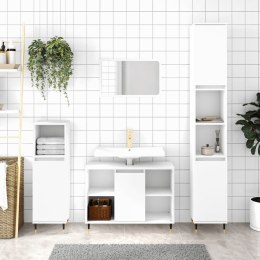 VidaXL Szafka łazienkowa, biała, 80x33x60 cm, materiał drewnopochodny