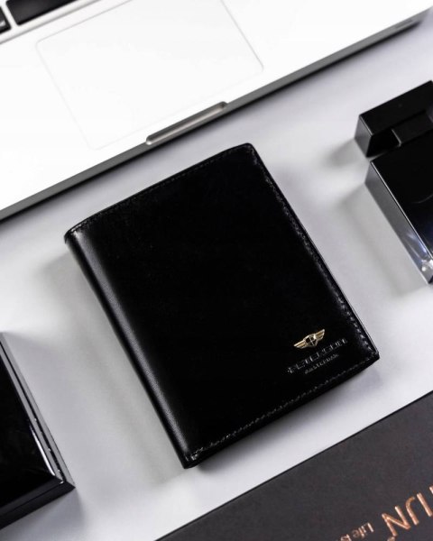 Portfel męski skórzany PTN 22307-VT BLACK Lumarko!