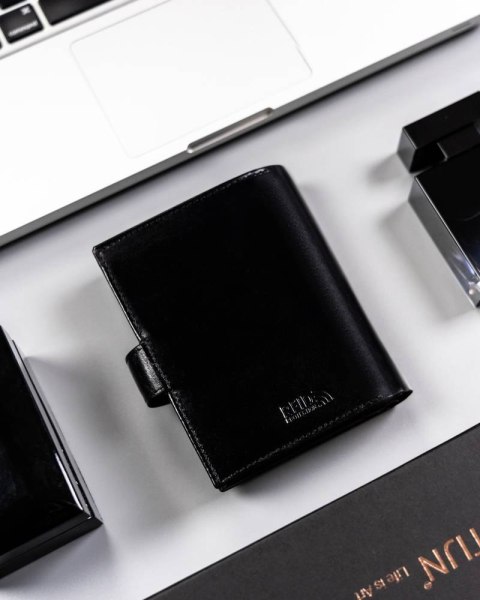 Portfel męski skórzany PTN 22310L-VT BLACK Lumarko!