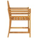 VidaXL Krzesło ogrodowe, 88x60x92 cm, lite drewno tekowe