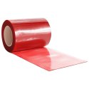 VidaXL Kurtyna paskowa, czerwona, 300 mm x 2,6 mm, 25 m, PVC