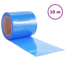 VidaXL Kurtyna paskowa, niebieska, 200 mm x 1,6 mm, 10 m, PVC