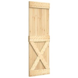 Drzwi, 70x210 cm, lite drewno sosnowe Lumarko!