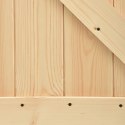 VidaXL Drzwi, 80x210 cm, lite drewno sosnowe