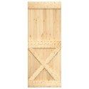 VidaXL Drzwi, 90x210 cm, lite drewno sosnowe
