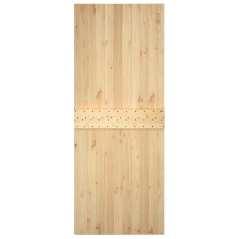 Drzwi, 90x210 cm, lite drewno sosnowe Lumarko!