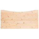 VidaXL Blat biurka, 100x50x2,5 cm, lite drewno sosnowe