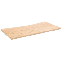 Blat biurka, 110x55x2,5 cm, lite drewno sosnowe Lumarko!