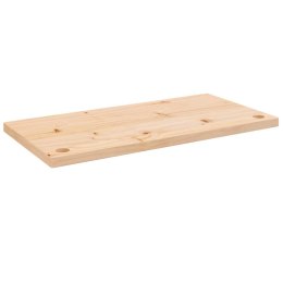 Blat biurka, 80x40x2,5 cm, lite drewno sosnowe Lumarko!