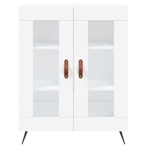 Szafka, biała, 69,5x34x90 cm, materiał drewnopochodny Lumarko!