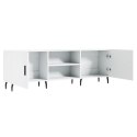 VidaXL Szafka pod TV, biała, 150x30x50 cm, materiał drewnopochodny