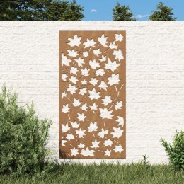 Ogrodowa dekoracja ścienna, 105x55 cm, stal kortenowska, klon Lumarko!
