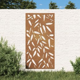 Ogrodowa dekoracja ścienna, 105x55 cm, stal kortenowska Lumarko!