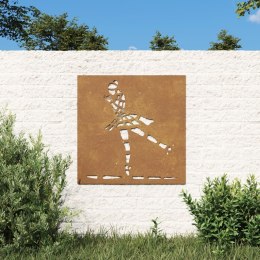 Ogrodowa dekoracja ścienna, 55x55 cm, stal kortenowska, balet Lumarko!