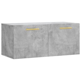 VidaXL Szafka wisząca, szarość betonu, 80x36,5x35 cm