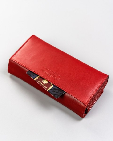 Skórzany portfel damski na karty — Peterson Lumarko!