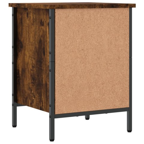 VidaXL Szafka na buty, przydymiony dąb, 38x35x50 cm