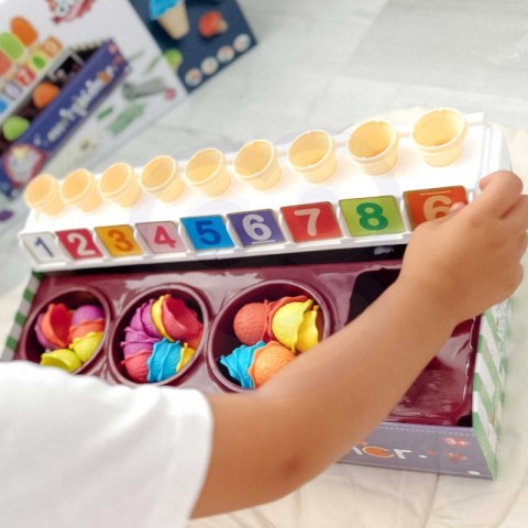 WOOPIE Lodziarnia XXL Sklep Zestaw Mały Sprzedawca + Nauka Liczenia 87 el. Lumarko!