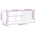 Szafka pod TV VIGO, biała, 106x40x40 cm, lite drewno sosnowe Lumarko!
