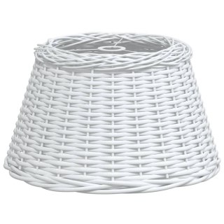 Klosz do lampy wiszącej, biały, Ø50x30 cm, wiklina Lumarko!