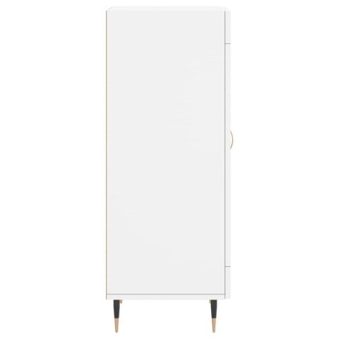 VidaXL Szafka, biała, 34,5x34x90 cm, materiał drewnopochodny