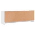 VidaXL Szafka pod TV, biała, 102x30x37,5 cm, materiał drewnopochodny