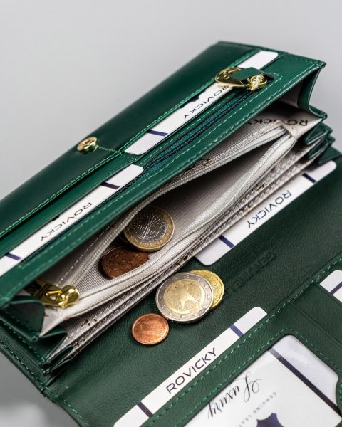 Lakierowany portfel damski na karty — Rovicky Lumarko!