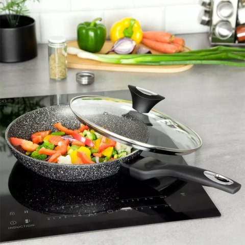 PATELNIA GRANITOWA 24cm Z POKRYWĄ KLAUSBERG KB-7039 Lumarko!