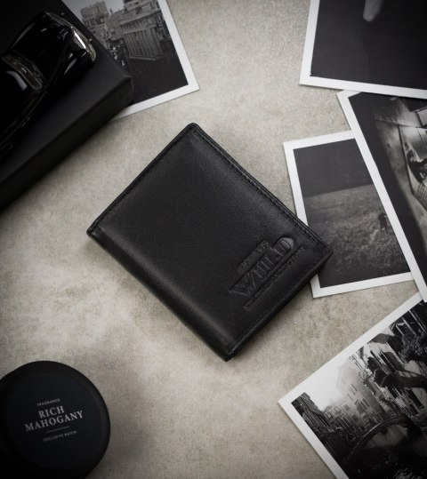 Skórzany Portfel Męski Z Kieszonką Na Suwak Lumarko!