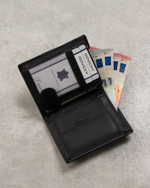 Skórzany Portfel Męski Z Kieszonką Na Suwak Lumarko!