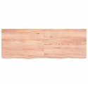 Półka, jasnobrązowa, 140x50x6 cm, lite drewno dębowe Lumarko!