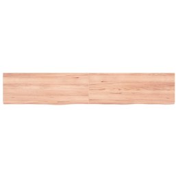 Półka, jasnobrązowa, 160x30x4 cm, lite drewno dębowe Lumarko!