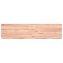 VidaXL Półka, jasnobrązowa, 160x40x6 cm, lite drewno dębowe