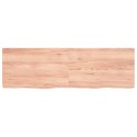 VidaXL Półka, jasnobrązowa, 160x50x6 cm, lite drewno dębowe