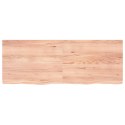 Półka, jasnobrązowa, 160x60x4 cm, lite drewno dębowe Lumarko!